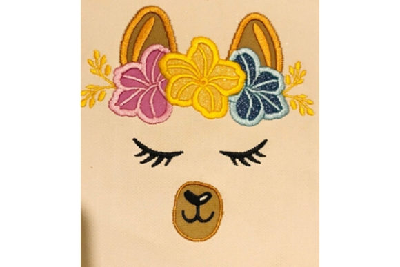 Hawaiian Flower Llama Applique: A Designer's Review