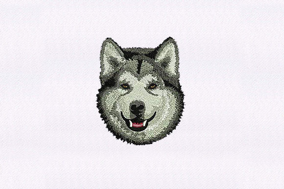 Husky Face Embroidery Review for Small Business Merch