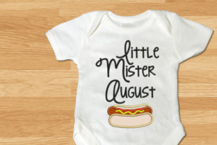 Little Mister August Hot Dog Applique Review