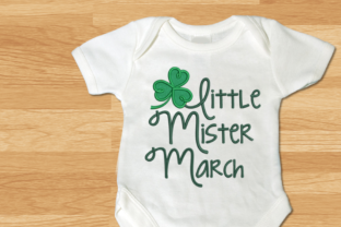 Little Mister March Clover Applique Review