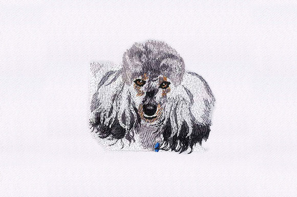 Poodle Face Review: A Festive Embroidery Design for Holiday Gifts