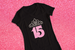 Review: Quinceañera 15 Tiara Applique for Boutique Sweatshirts