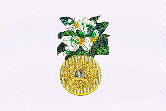 Vines Half Orange: A Fresh Take on Holiday Embroidery
